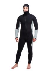 Гидрокостюм Монодайвинг мужской 3мм нейлон/нейлон черно-серый Гидрокостюм Монодайвинг мужской 3мм нейлон/нейлон черно-серый