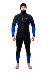 Гидрокостюм Дайвинг 3мм нейлон/нейлон черно-синий Гидрокостюм Дайвинг 3мм нейлон/нейлон черно-синий
